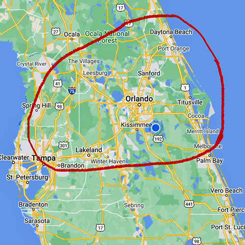 St Cloud, FL Map